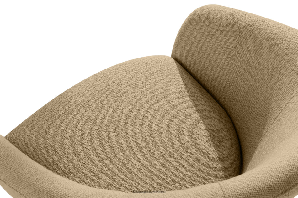 SOLIS Fotele ogrodowe ze stołem ciepły beżowy/czarny ciepły beżowy/czarny - zdjęcie 7