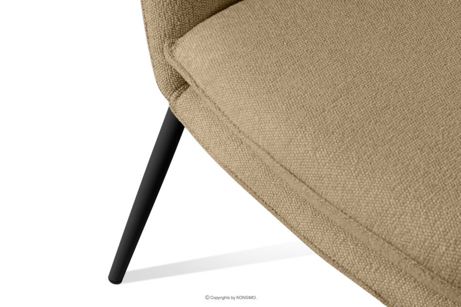 SOLIS Fotele ogrodowe ze stołem ciepły beżowy/czarny ciepły beżowy/czarny - zdjęcie 8