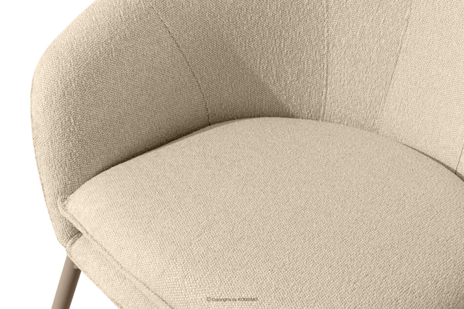 SOLIS Fotel ogrodowy tkanina wodoodporna kremowy/beżowy kremowy/beżowy - zdjęcie 4