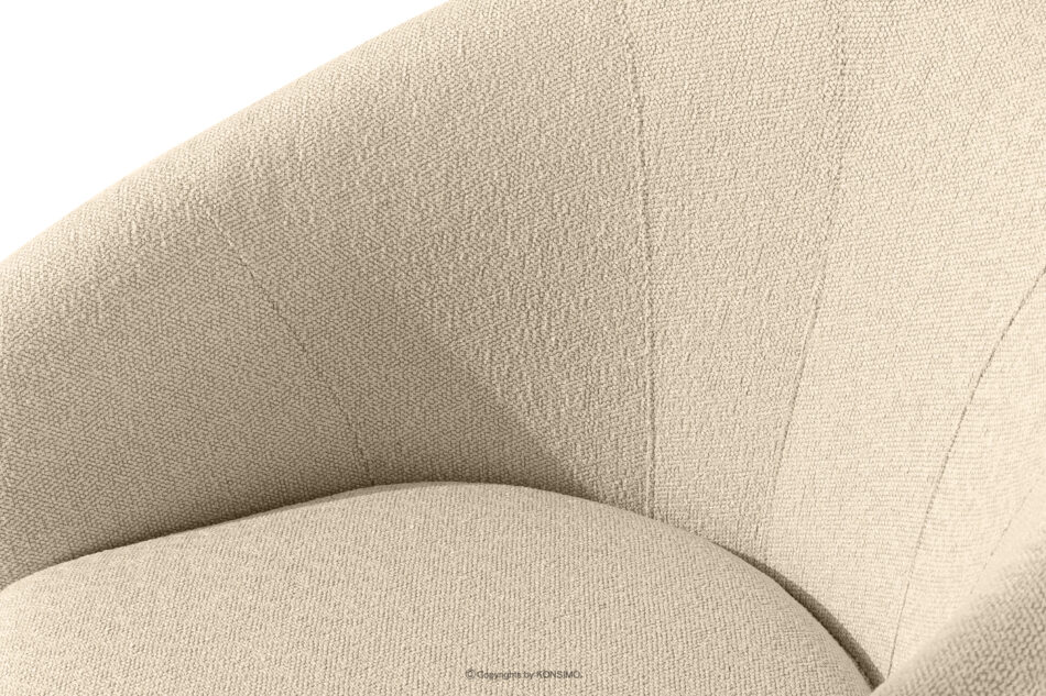 SOLIS Fotel ogrodowy tkanina wodoodporna kremowy/beżowy kremowy/beżowy - zdjęcie 5