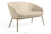 SOLIS Sofa ogrodowy tkanina wodoodporna kremowy/beżowy kremowy/beżowy - zdjęcie 3