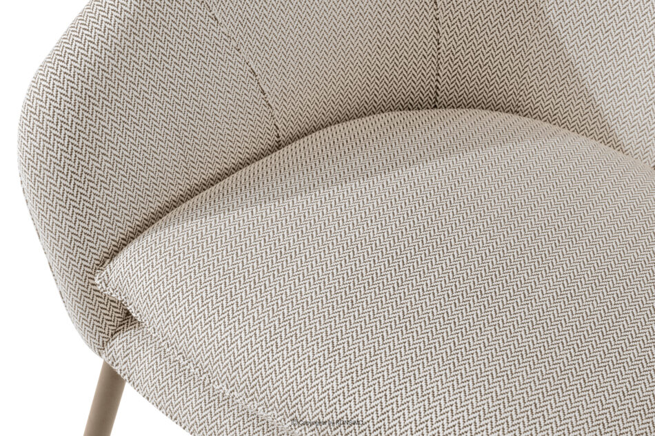 SOLIS Sofa ogrodowy tkanina wodoodporna biały/beżowy biały/beżowy - zdjęcie 4