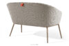 SOLIS Sofa ogrodowy tkanina wodoodporna brązowy/biały/beżowy brązowy/biały/beżowy - zdjęcie 4