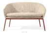 SOLIS Sofa ogrodowy tkanina wodoodporna kremowy/rudy kremowy/rudy - zdjęcie 1