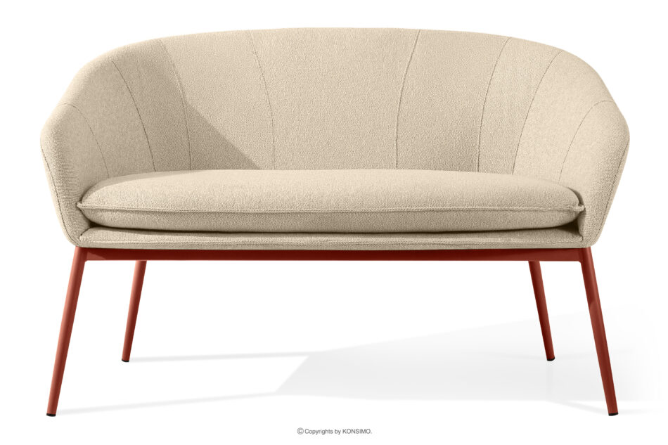 SOLIS Sofa ogrodowy tkanina wodoodporna kremowy/rudy kremowy/rudy - zdjęcie 0