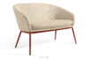 SOLIS Sofa ogrodowy tkanina wodoodporna kremowy/rudy kremowy/rudy - zdjęcie 3