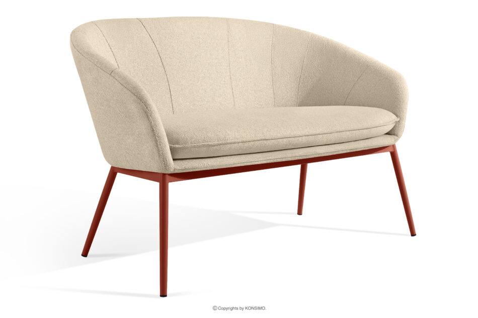 SOLIS Sofa ogrodowy tkanina wodoodporna kremowy/rudy kremowy/rudy - zdjęcie 2