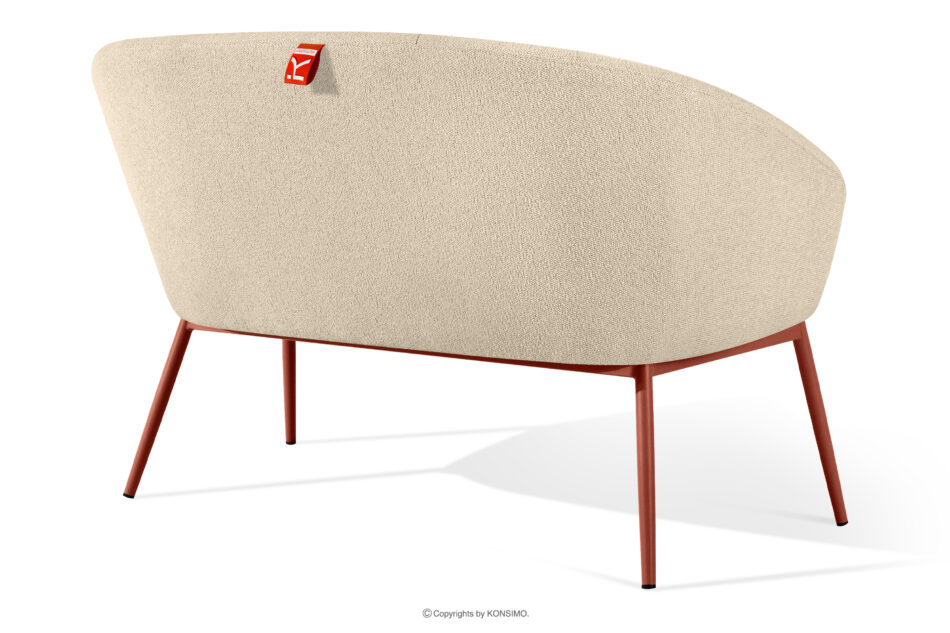 SOLIS Sofa ogrodowy tkanina wodoodporna kremowy/rudy kremowy/rudy - zdjęcie 3