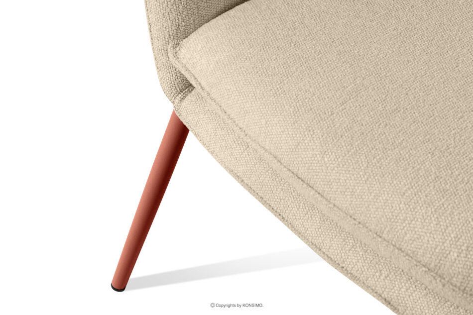 SOLIS Sofa ogrodowy tkanina wodoodporna kremowy/rudy kremowy/rudy - zdjęcie 7