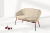 SOLIS Sofa ogrodowy tkanina wodoodporna kremowy/rudy kremowy/rudy - zdjęcie 2