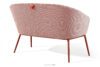 SOLIS Sofa ogrodowy tkanina wodoodporna bordowy/biały/rudy bordowy/biały/rudy - zdjęcie 4