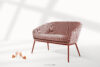 SOLIS Sofa ogrodowy tkanina wodoodporna bordowy/biały/rudy bordowy/biały/rudy - zdjęcie 2