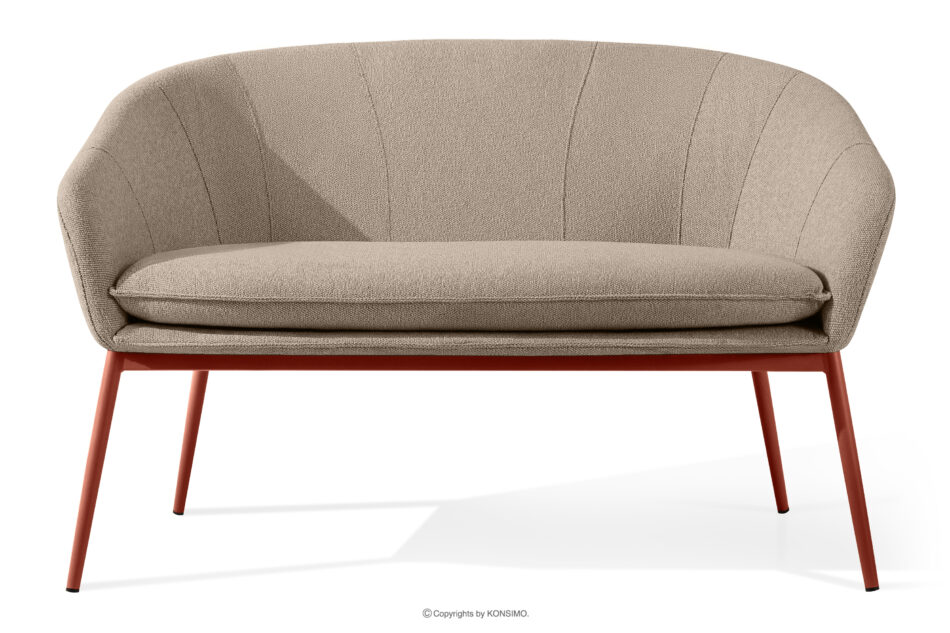 SOLIS Sofa ogrodowy tkanina wodoodporna jasny brązowy/rudy jasny brązowy/rudy - zdjęcie 0