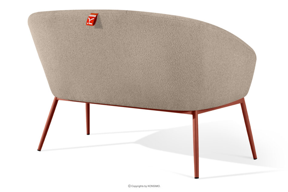 SOLIS Sofa ogrodowy tkanina wodoodporna jasny brązowy/rudy jasny brązowy/rudy - zdjęcie 3