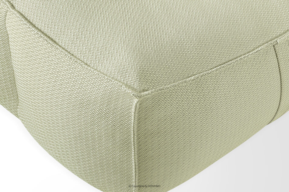 LOVIA Miękka sofa ogrodowa w tkaninie plecionej outdoorowej jasny zielony/biały jasny zielony/biały - zdjęcie 8