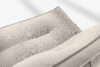 LOVIA Miękka sofa ogrodowa w tkaninie plecionej outdoorowej ciemny beżowy/biały ciemny beżowy/biały - zdjęcie 7