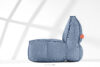 LOVIA Wygodna sofa ogrodowa w tkaninie plecionej outdoorowej granatowy/biały granatowy/biały - zdjęcie 19