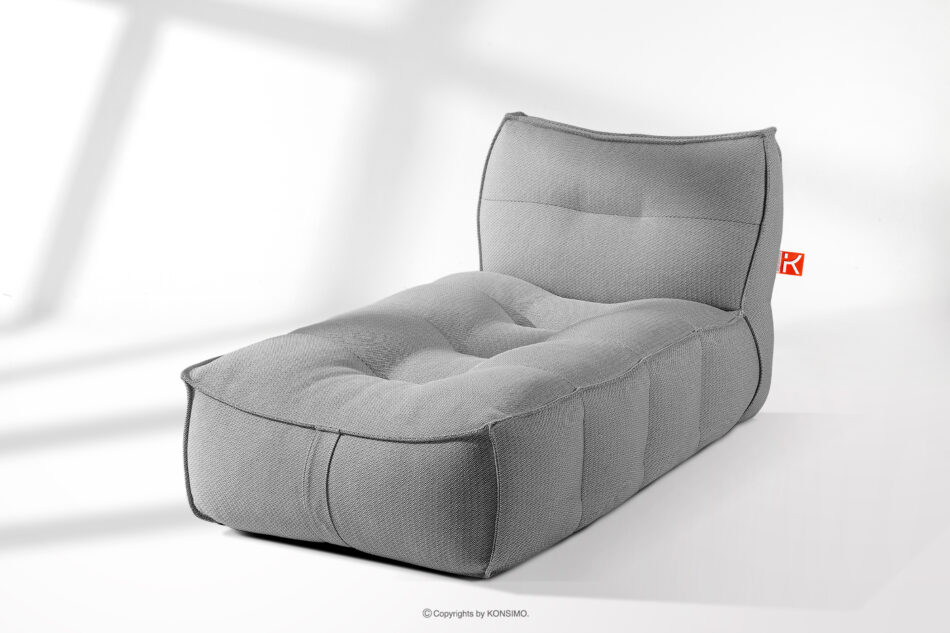 LOVIA Wygodny szezlong ogrodowy w tkaninie plecionej outdoorowej 2 szt. czarny/biały czarny/biały - zdjęcie 17