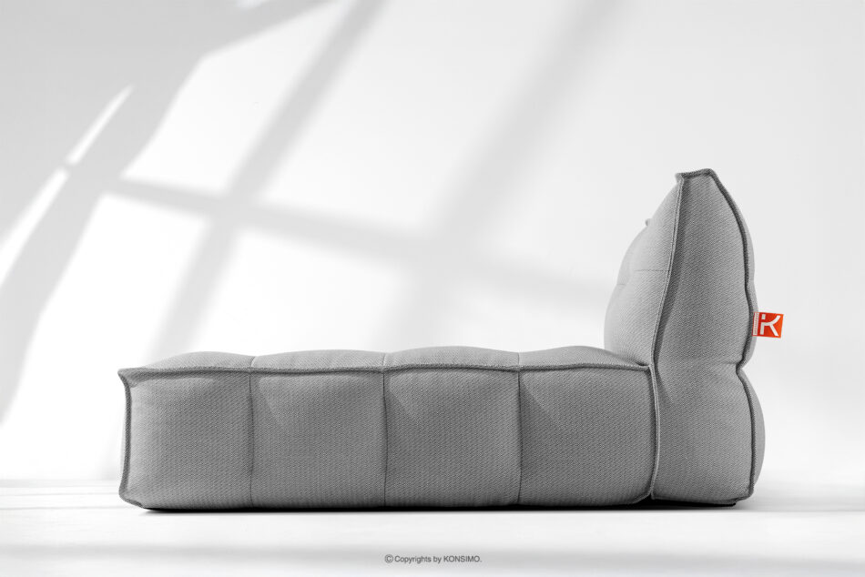 LOVIA Wygodny szezlong ogrodowy w tkaninie plecionej outdoorowej 2 szt. czarny/biały czarny/biały - zdjęcie 19