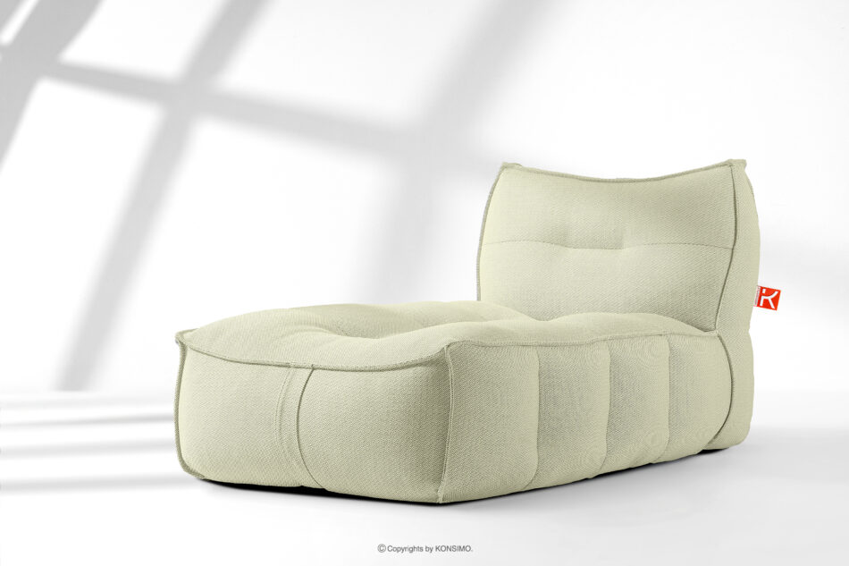 LOVIA Miękka leżanka ogrodowa w tkaninie plecionej outdoorowej 2 szt. jasny zielony/biały jasny zielony/biały - zdjęcie 16