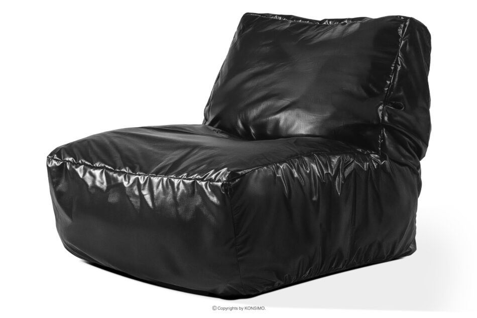 LOVIA Komplet mebli ogrodowych sofa fotel puf w tkaninie plecionej outdoorowej granatowy/biały granatowy/biały - zdjęcie 27