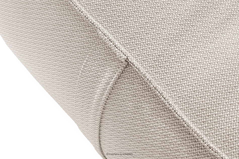 LOVIA Miękkie meble ogrodowe w tkaninie plecionej outdoorowej ciemny beżowy/biały ciemny beżowy/biały - zdjęcie 18