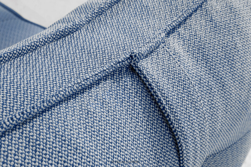 LOVIA Zestaw mebli ogrodowych w tkaninie plecionej outdoorowej granatowy/biały granatowy/biały - zdjęcie 8