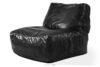 LOVIA Meble ogrodowe sofa fotel szezlong puf tkanina pleciona outdoorowa czarny/biały czarny/biały - zdjęcie 32