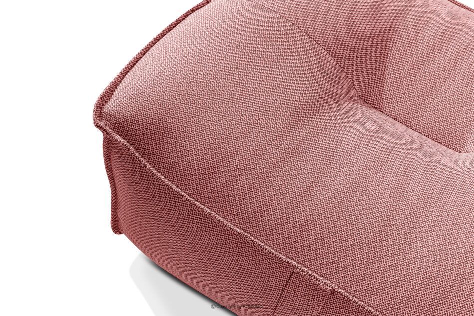 LOVIA Meble ogrodowe sofa fotel szezlong puf tkanina pleciona outdoorowa czerwony/biały czerwony/biały - zdjęcie 17