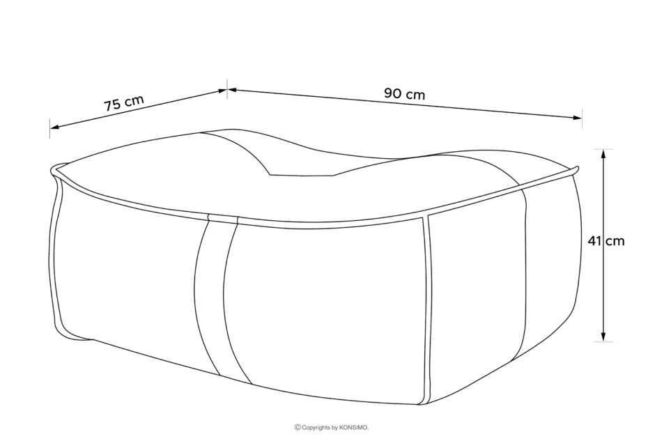 LOVIA Meble ogrodowe sofa fotel szezlong puf tkanina pleciona outdoorowa granatowy/biały granatowy/biały - zdjęcie 42
