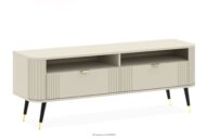 Szafka RTV z ryflowaniem kremowy