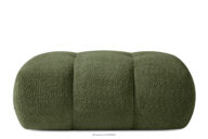 Puf boucle w stylu japandi oliwkowy