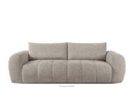 Sofa trzyosobowa w tkaninie boucle szary
