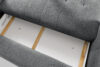 LIRA Sofa boucle w stylu japandi ciemny szary ciemny szary - zdjęcie 16