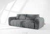 LIRA Sofa boucle w stylu japandi ciemny szary ciemny szary - zdjęcie 19