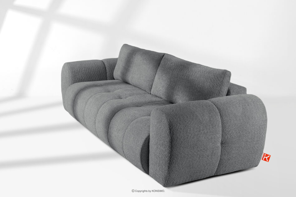 LIRA Sofa boucle w stylu japandi ciemny szary ciemny szary - zdjęcie 20