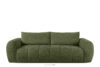 Sofa boucle w stylu japandi oliwkowy
