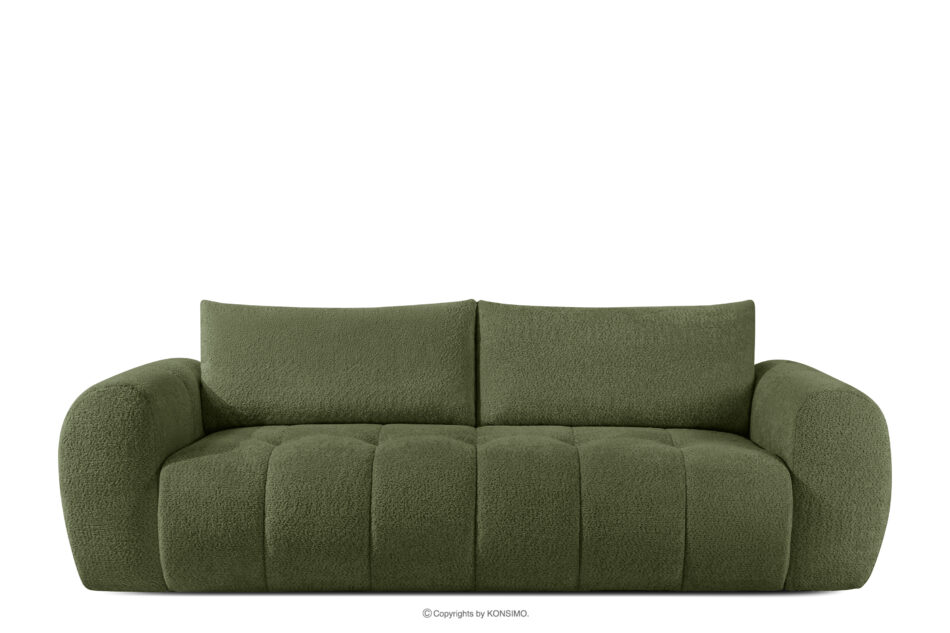 LIRA Sofa boucle w stylu japandi oliwkowy oliwkowy - zdjęcie 0