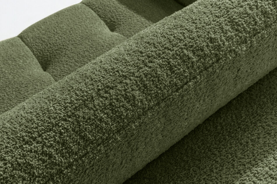 LIRA Sofa boucle w stylu japandi oliwkowy oliwkowy - zdjęcie 12