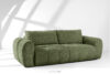 LIRA Sofa boucle w stylu japandi oliwkowy oliwkowy - zdjęcie 2
