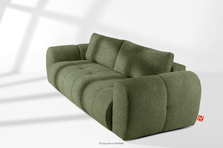 LIRA Sofa boucle w stylu japandi oliwkowy oliwkowy - zdjęcie 20