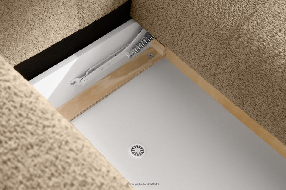 LIRA Sofa trzyosobowa w tkaninie boucle beżowy beżowy - zdjęcie 17