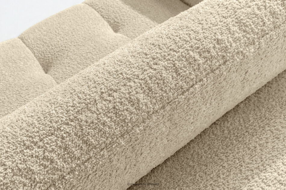 LIRA Sofa trzyosobowa w tkaninie boucle jasny beżowy jasny beżowy - zdjęcie 12