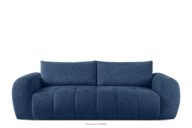 Sofa boucle w stylu japandi granatowy