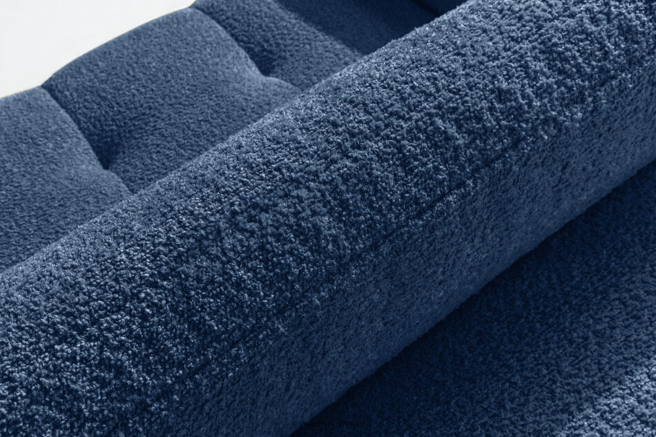 LIRA Sofa boucle w stylu japandi granatowy granatowy - zdjęcie 12