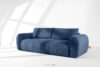 LIRA Sofa boucle w stylu japandi granatowy granatowy - zdjęcie 19