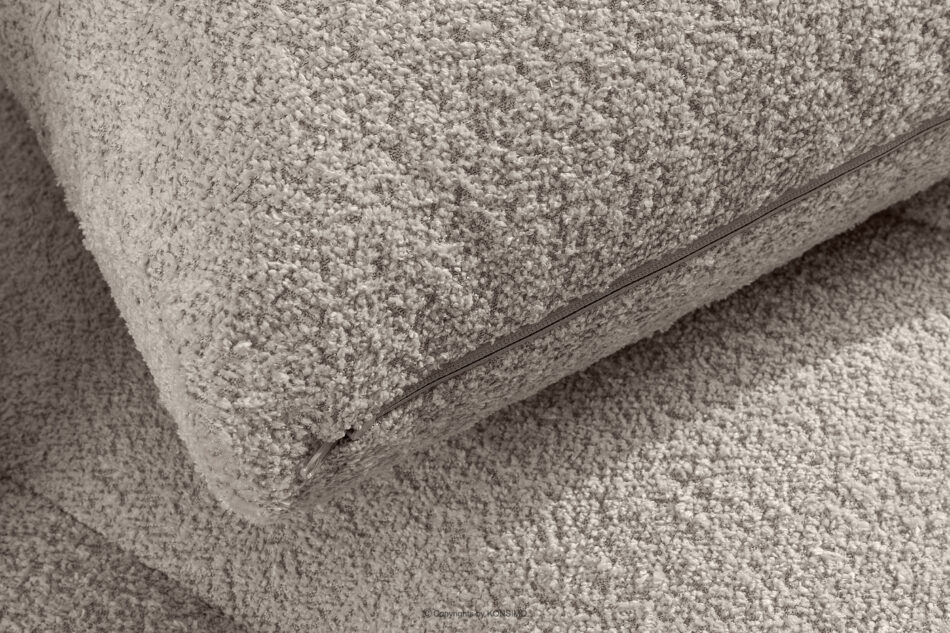 LIRA Narożnik w tkaninie boucle szary lewy szary - zdjęcie 14