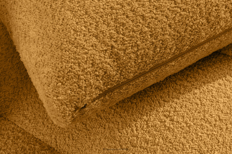 LIRA Narożnik boucle w stylu japandi miodowy lewy miodowy - zdjęcie 14