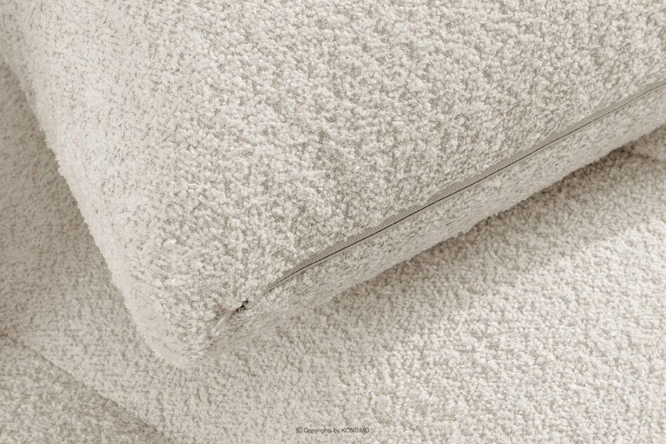 LIRA Narożnik w tkaninie boucle biały lewy biały - zdjęcie 14