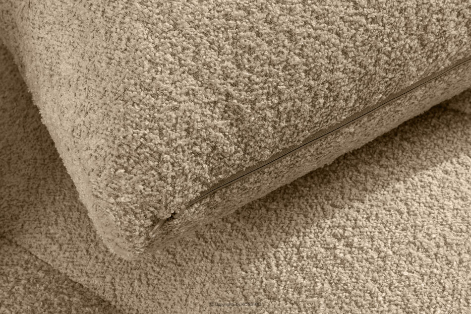 LIRA Narożnik w tkaninie boucle beżowy lewy beżowy - zdjęcie 14